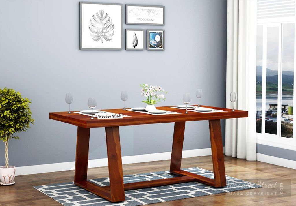 Wooden 6 seater dining tables online