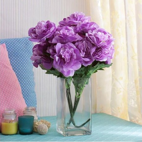 artificial flowers in vase